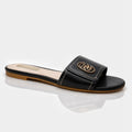 Ciabatte flat Sandy Liu Jo in pelle Black