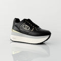 MAXI WONDER PLUS 01 - Sneaker super platform in pelle Nera