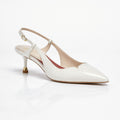Slingback My Deva Liu Jo in pelle Milk