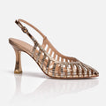 Slingback Mirror Alma en Pena in pelle Bronze