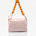 Borsa a spalla piccola Reflex in Naplak Sand