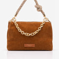 Borsa a spalla Reflex Suede grande suede Cuoio