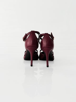 Albano 2959 – Décolleté in pelle Bordeaux