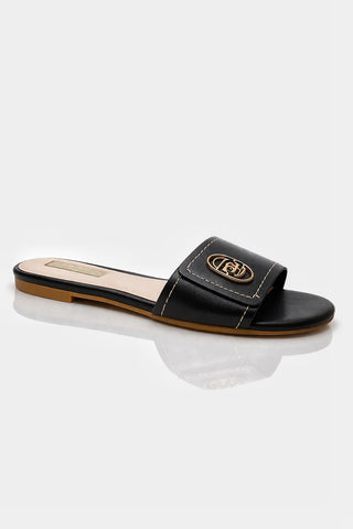 Ciabatte flat Sandy Liu Jo in pelle Black