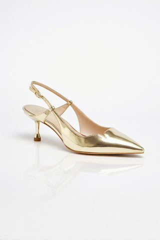Slingback My Deva 14 Liu Jo Specchio Gold Platino