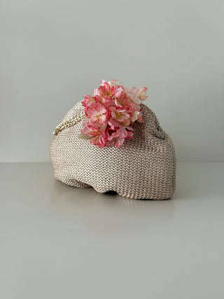 Pochette 7140 Pane e Tulipani Denim