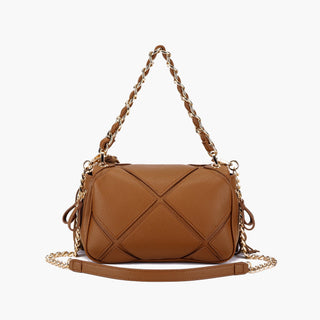 Isabel – Borsa a spalla grande con frange Cuoio