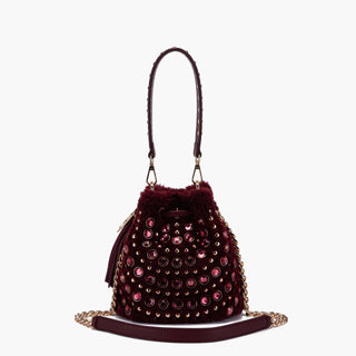 Andromeda – Bucket bag piccolo Burgundy