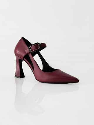 Albano 2958 – Décolleté in pelle Bordeaux