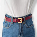 ME BELT 161 DO – Cintura Burgundy / Gold