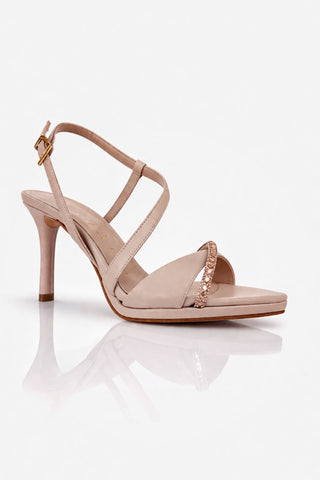 Sandalo gioiello Albano in pelle Nude