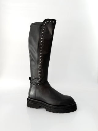 Mia 16 – Stivale in pelle Black Classic