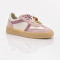 Sneaker Apepazza Iris 02 con glitter Cream/Pink