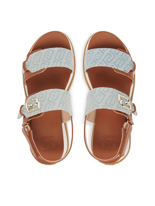 Sandali Liu Jo Fiona 02 Sport in monogram Denim