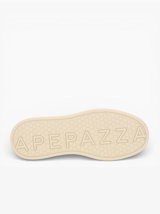 Sneaker Apepazza Iris 02 con glitter Cream/Pink