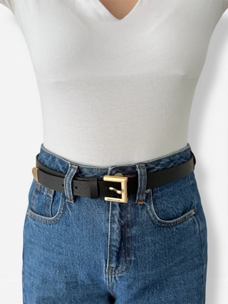 ME BELT 161 DO – Cintura Black / Gold