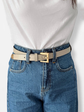 ME BELT 161 DO – Cintura Taupe / Gold