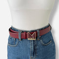 ME BELT 155 DO – Cintura Burgundy / Gold