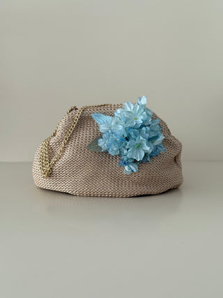 Pochette 7140 Pane e Tulipani Denim
