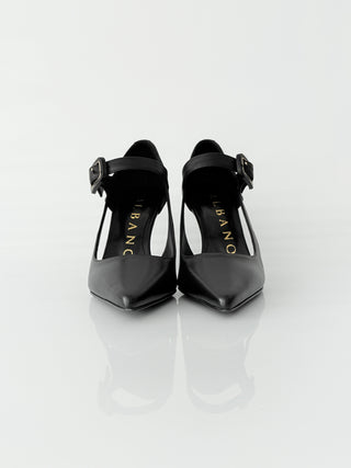 Albano 2958 – Décolleté in pelle Nera