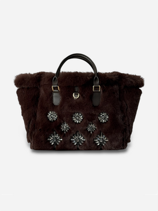Atena Cortina – Borsa a spalla in pelle Bronze