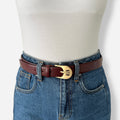 ME BELT 164 BX – Cintura Burgundy / Gold