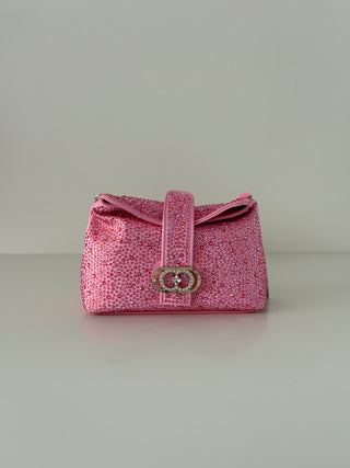Pochette Night Edition Strass con doppia tracolla