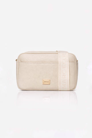 Borsa a tracolla Althea L Plate SA in pelle Beige