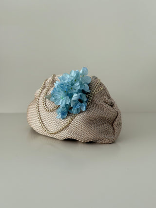 Pochette 7140 Pane e Tulipani Denim