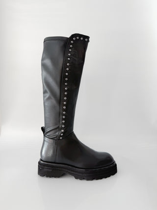 Mia 16 – Stivale in pelle Black Classic