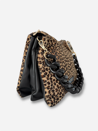 Reflex Cavallino – Borsa a spalla grande in pelle Savana