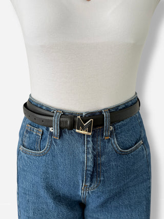 ME BELT 157 DO – Cintura Black / Gold