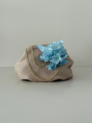 Pochette 7140 Pane e Tulipani Denim