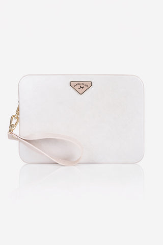 Borsa a mano flat Flowe 26 Milk
