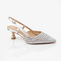 Diva V261855 - Slingback Lux Argento in pelle Silver