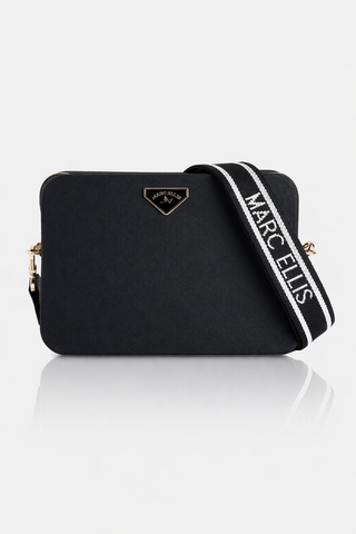 Borsa a mano flat Flowe 26 Black/Gold