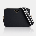 Borsa a mano flat Flowe 26 Black/Gold