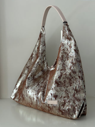 Metal Ellipse Burnt Bag