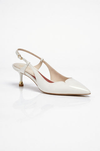 Slingback My Deva Liu Jo in pelle Milk