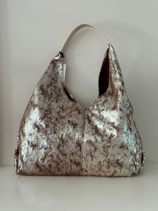 Metal Ellipse Burnt Bag