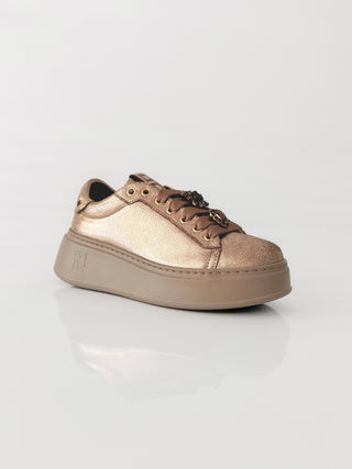 PIA422B – Sneakers in pelle Gold Chic