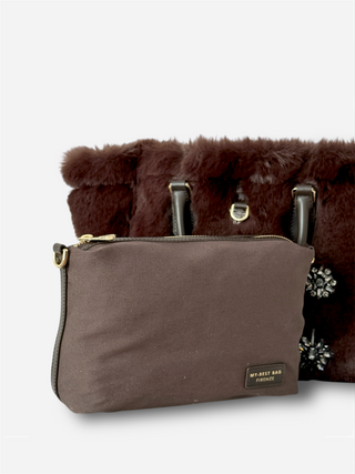Atena Cortina – Borsa a spalla in pelle Bronze