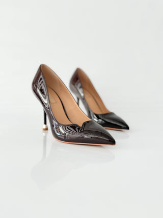 DEMI 04 – Décolleté in vernice Amarone