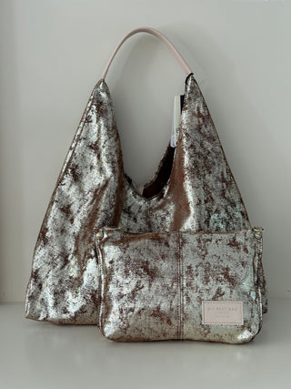 Metal Ellipse Burnt Bag