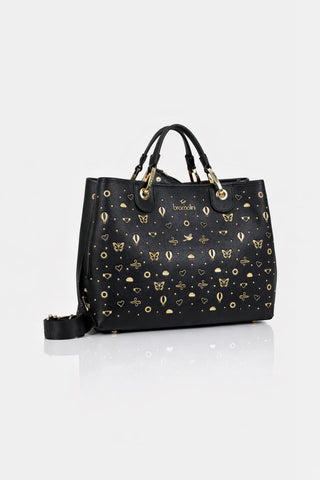 Borsa a mano Braccialini Beth Strass Black