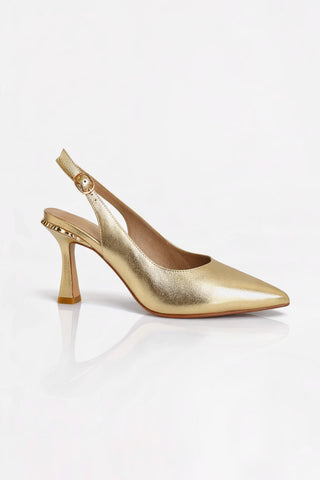 Slingback Diva Gold V262002 in pelle Platino