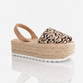 Minorchina Ria Platform Yute4 Beige Animalier