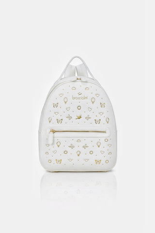 Zaino Braccialini Beth Strass White