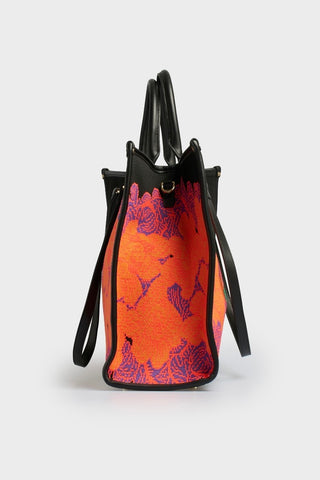 Borsa tote Atena Ethology grande Fish & Flowers