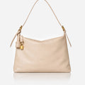 Borsa a spalla Marc Ellis Nevada S piccola in pelle Beige